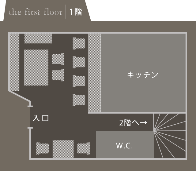 the first floor 1階